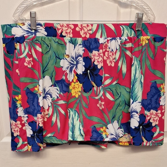 q. Cacique Vibrant Floral Swimwear Size 24 - Picture 1 of 4